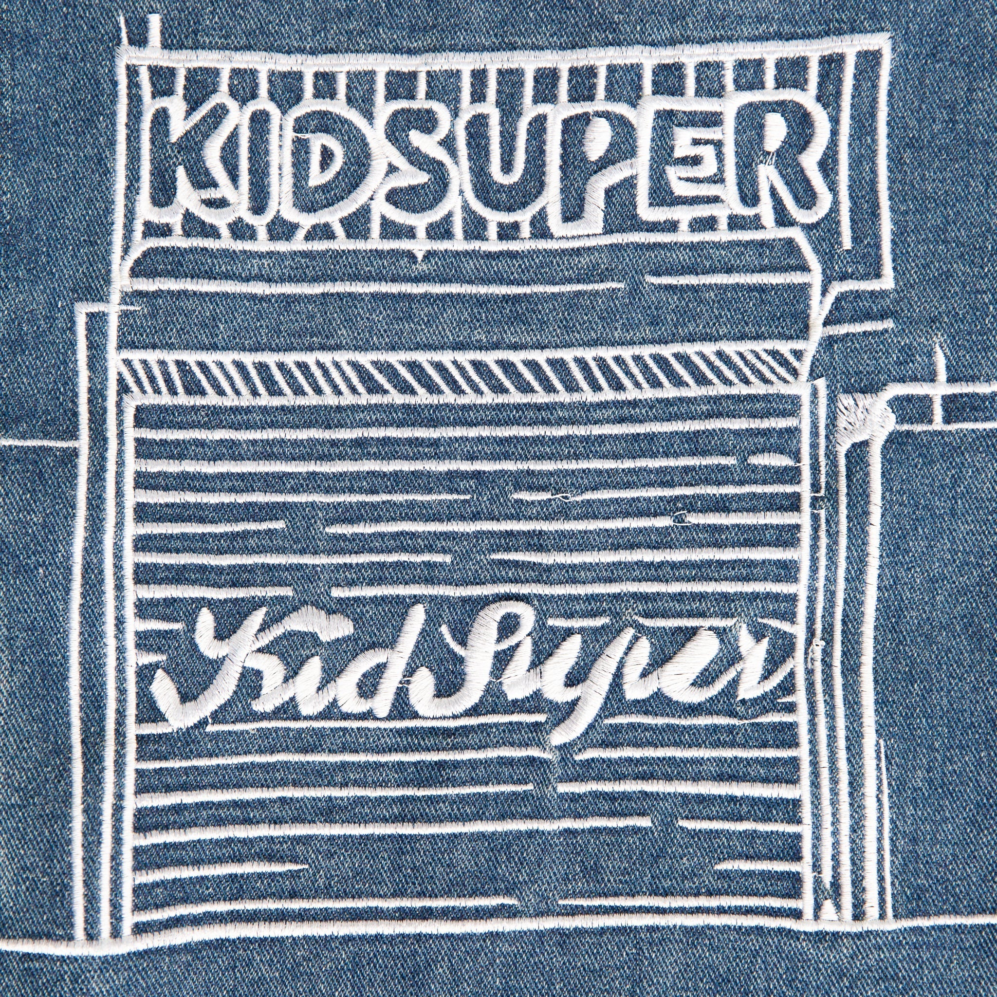Fire Escape Embroidered Jeans