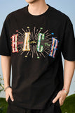 Rainbow Star Embroidered Tee