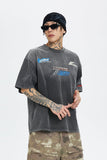 Washed Gradient Vintage Racing Tee