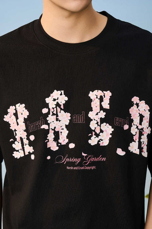 Falling Sakura Graphic Tee
