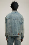 SIGNATURE STITCH DENIM JACKET