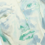 Painted Face Button Up [Tan/Blue]