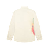 Painted Face Button Up [Tan/Orange]