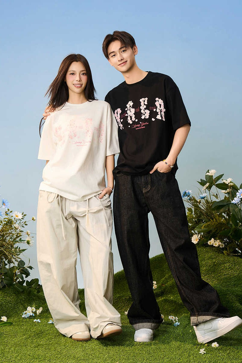 Falling Sakura Graphic Tee