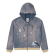 Moon Heavyweight Zip Up Hoodie [Shale]