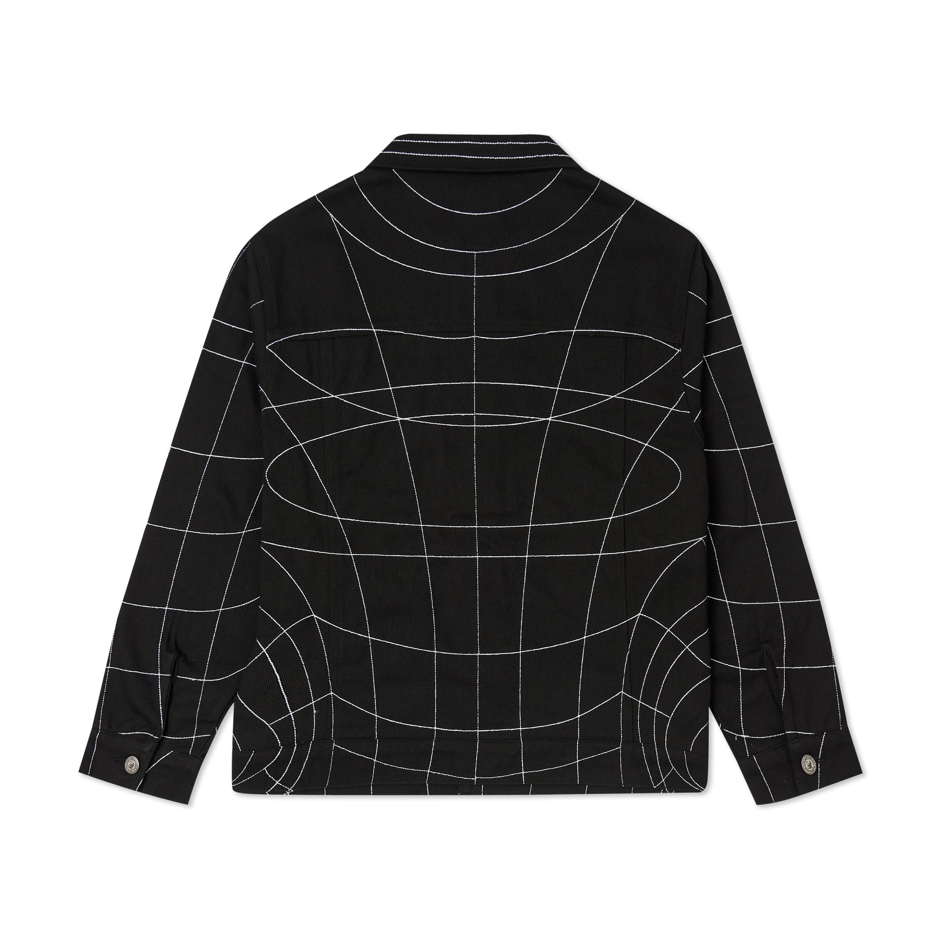 String Theory Stitched Denim Jacket [Black]