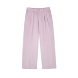 Wool Wide Leg Trouser [Lavender]