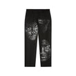 Embellished Faces Suit Bottom [Black]