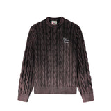 Dyed Cable Knit Sweater [Washed Pink]