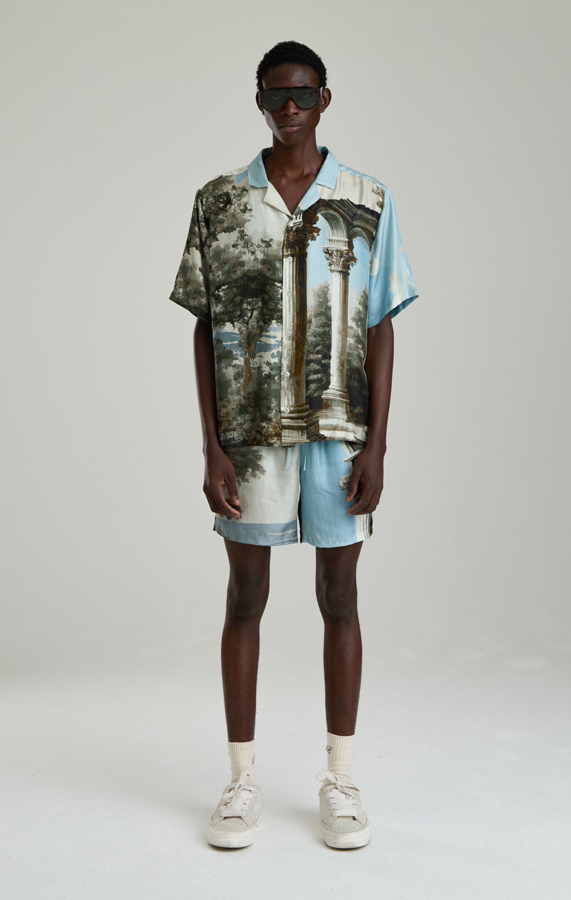 ECHOES OF ANGELS SILK SHIRT