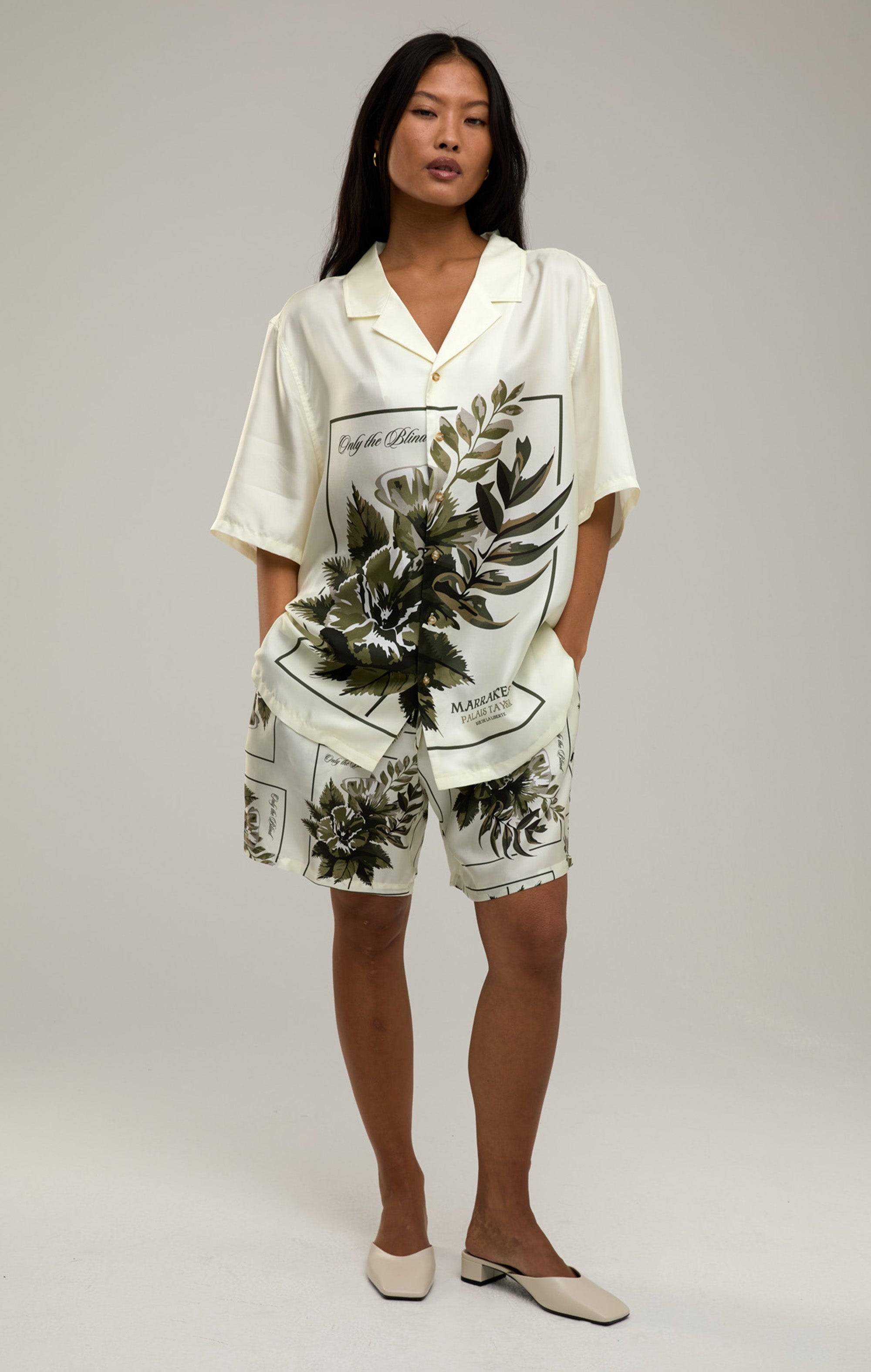 BOTANICAL SILK SHIRT