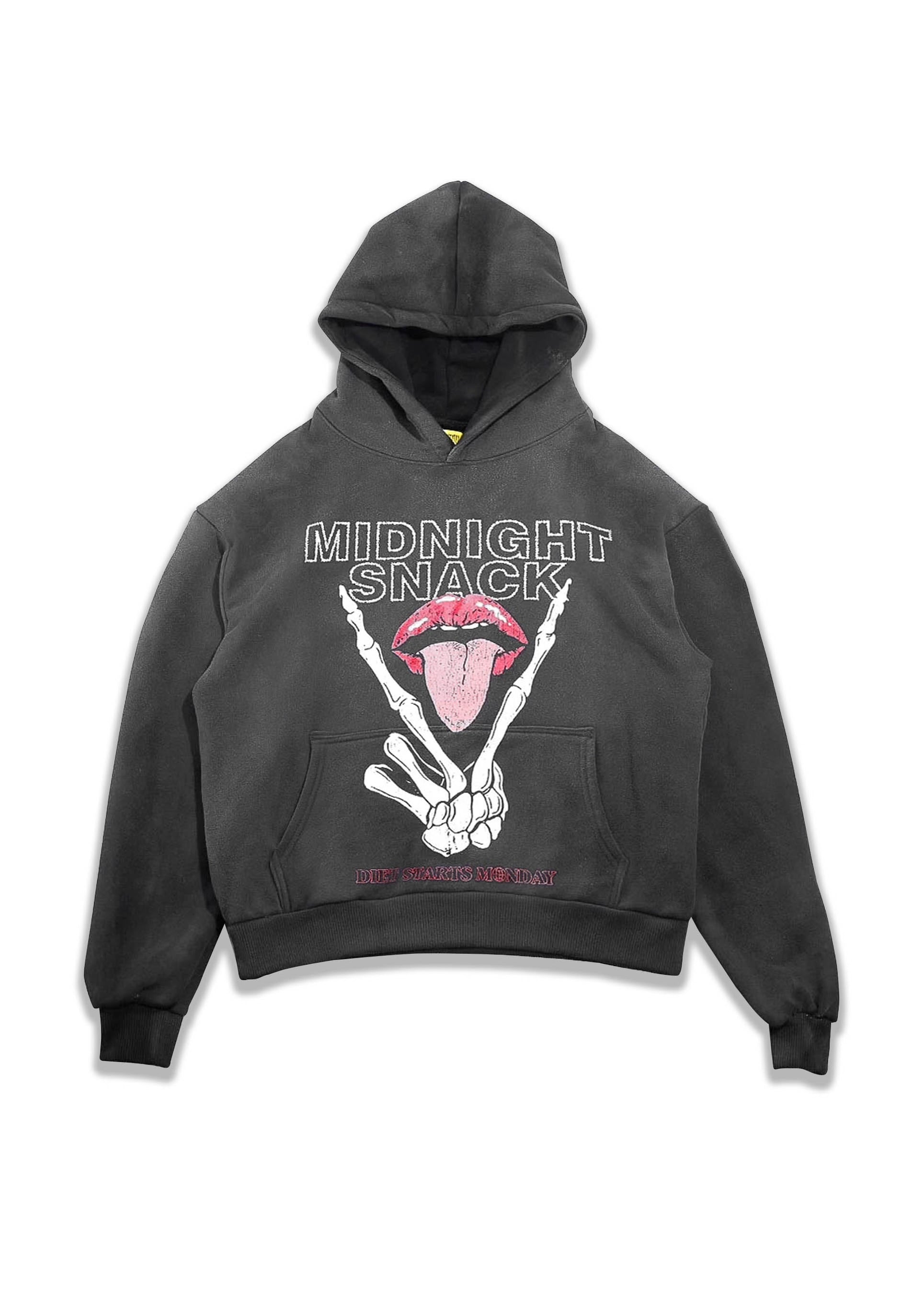 Midnight Snack Hoodie - Vintage Black