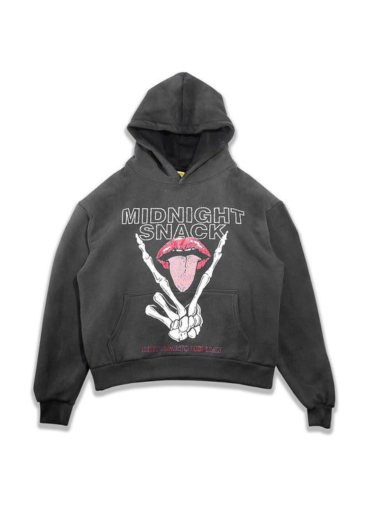 Midnight Snack Hoodie - Vintage Black