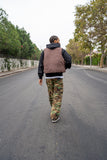 EPTM Suede Bubble Vest - Brown