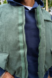 EPTM Suede Bubble Vest - Hunter Green