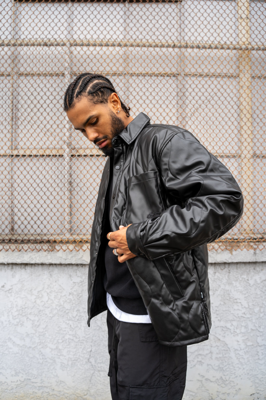 EPTM Orion Puffer Shirt - Black