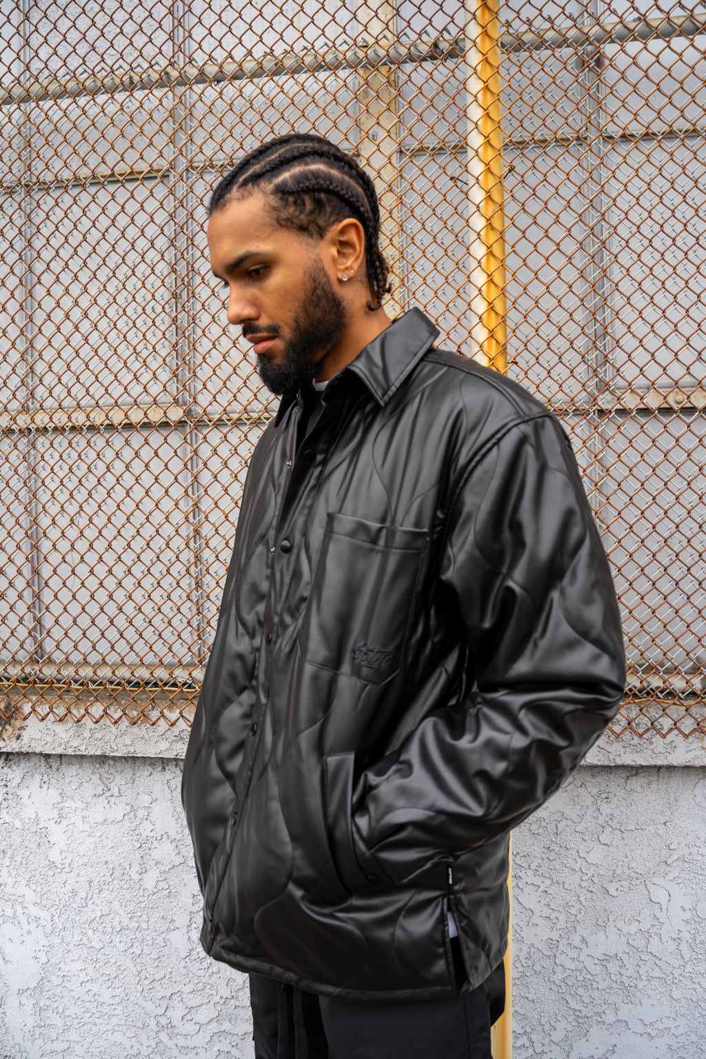 EPTM Orion Puffer Shirt - Black