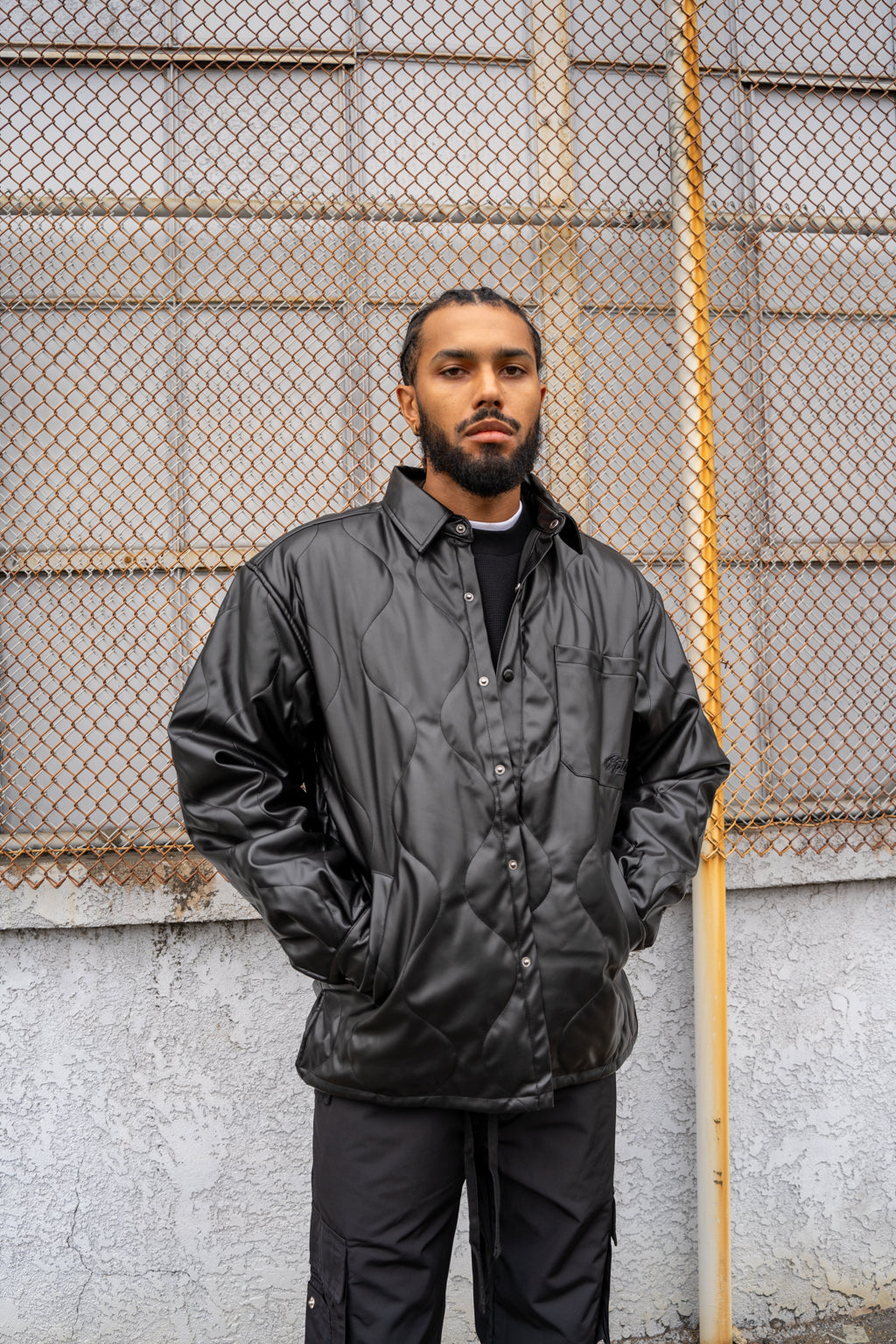 EPTM Orion Puffer Shirt - Black