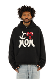 I LOVE MOM FLEECE HOODIE