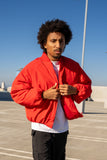 EPTM Capital Cropped Bomber - Red