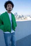 EPTM Capital Cropped Bomber - Green