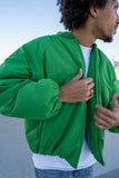 EPTM Capital Cropped Bomber - Green