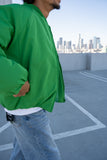 EPTM Capital Cropped Bomber - Green