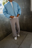 EPTM Capital Cropped Bomber - Sky Blue