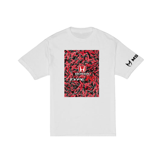 TYPE R CAMO BOX TEE - WHITE