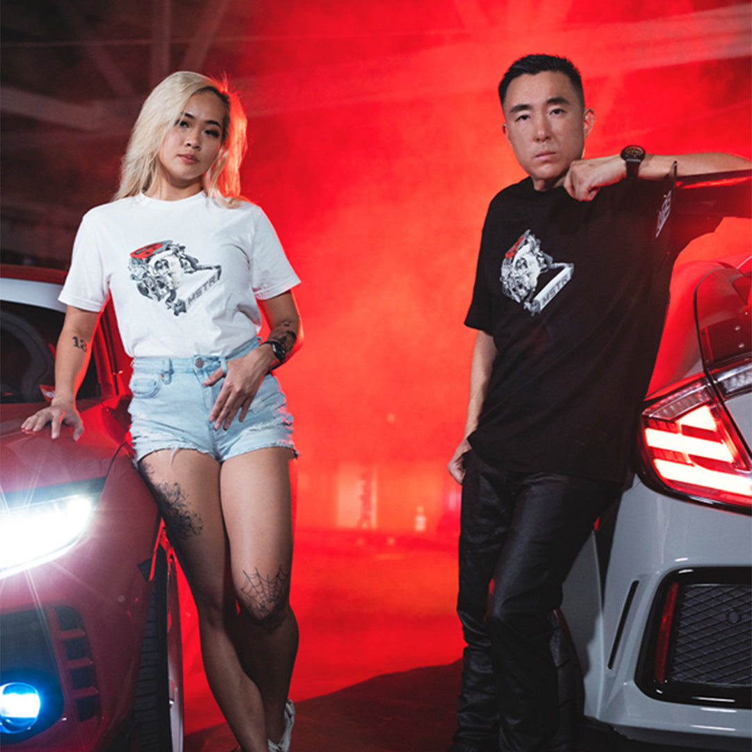 TYPE R ENGINE TEE - BLACK