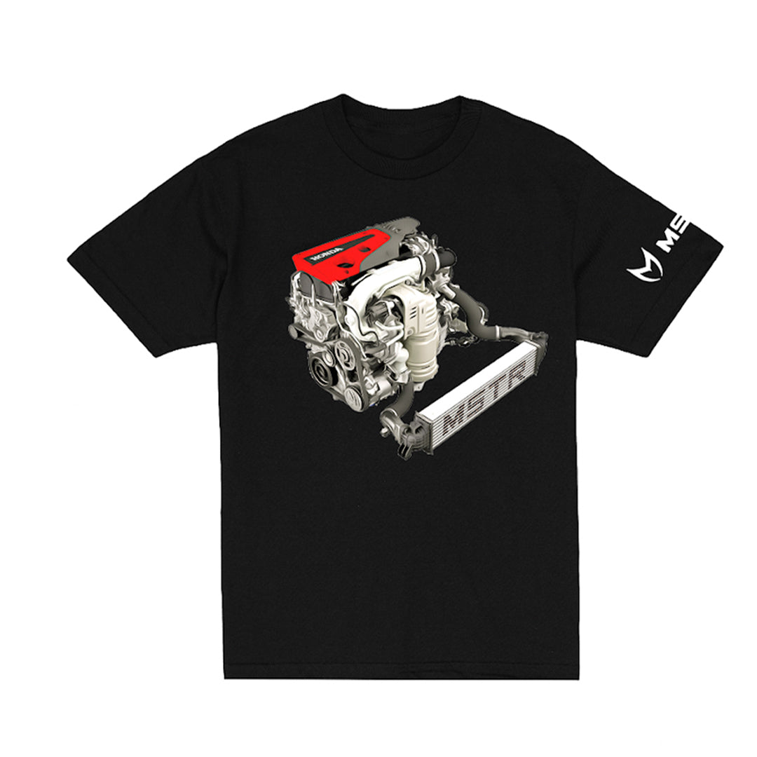 TYPE R ENGINE TEE - BLACK