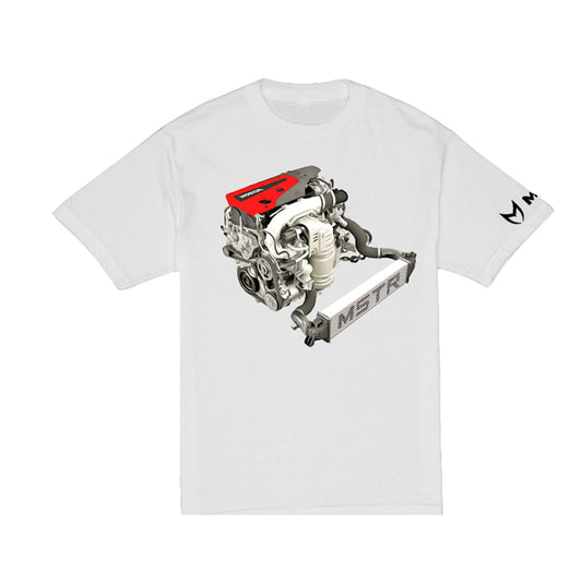 TYPE R ENGINE TEE - WHITE