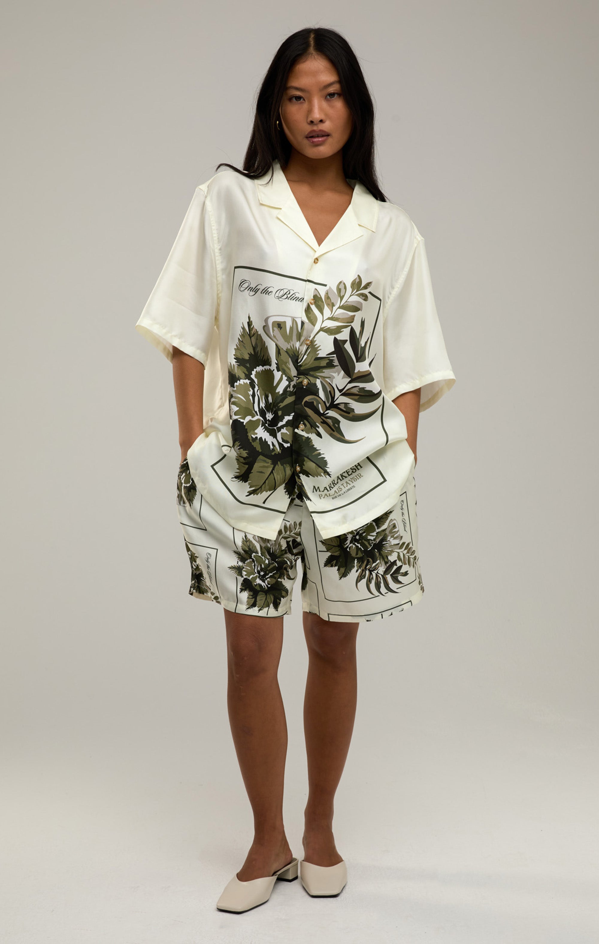 BOTANICAL SILK SHIRT