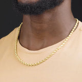 Solid Gold Rope Chain