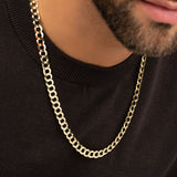 Solid Gold Curb Cuban Link Chain