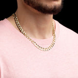Solid Gold Curb Cuban Link Chain