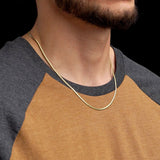 Solid Gold Cuban Link Chain 2.5mm