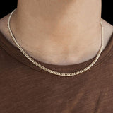 Solid Gold Cuban Link Chain 4mm