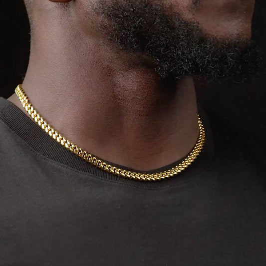 Solid Gold Cuban Link Chain 6mm