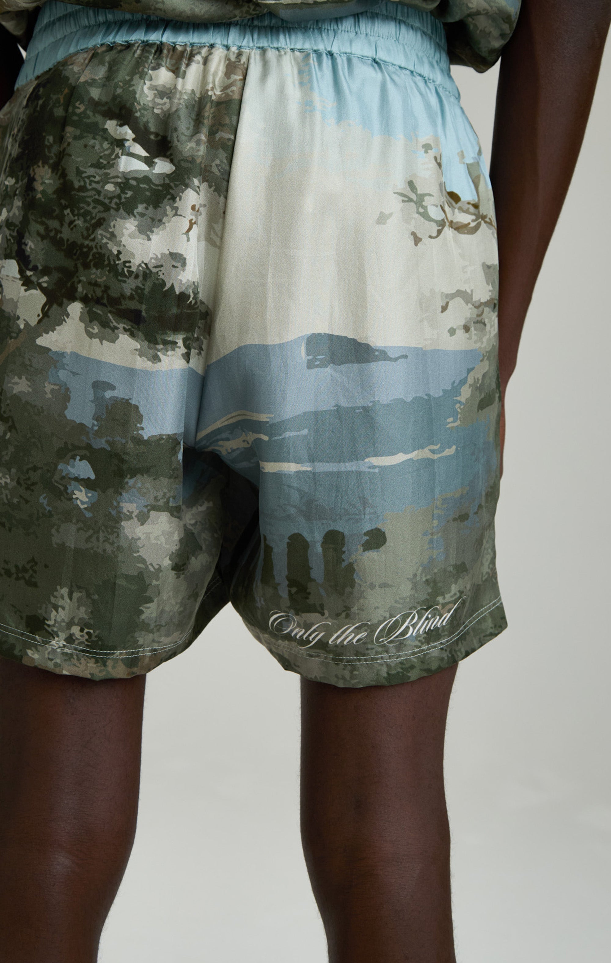 ECHOES OF ANGELS SILK SHORTS
