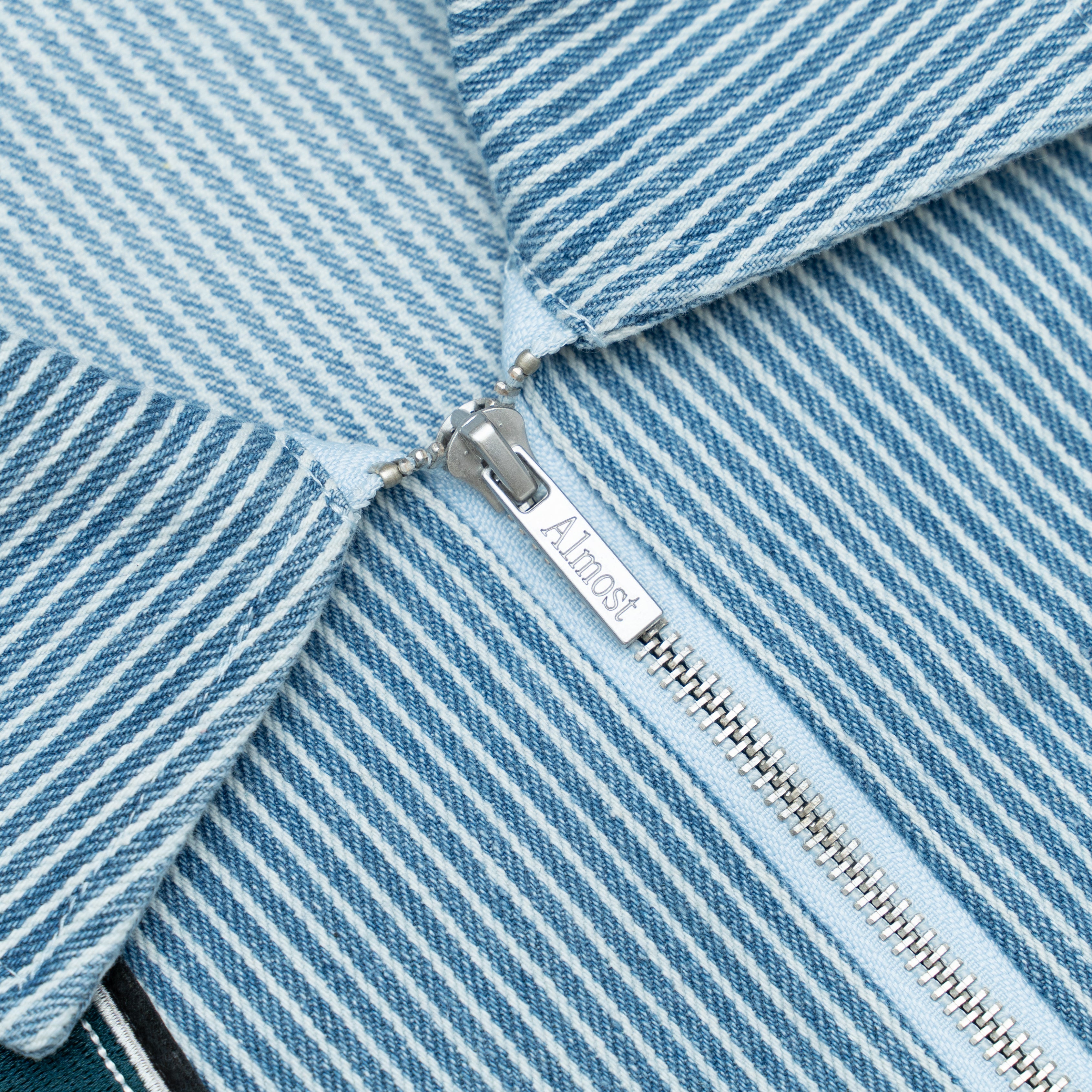 Patchwork Shirt (Light Blue)