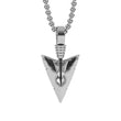 Arrowhead Pendant Necklace & Cable Chain