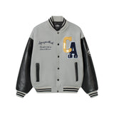 AFGK x CLOT "Dragon logo varsity jacket"