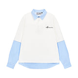 Two Piece Long Sleeves Polo Shirt