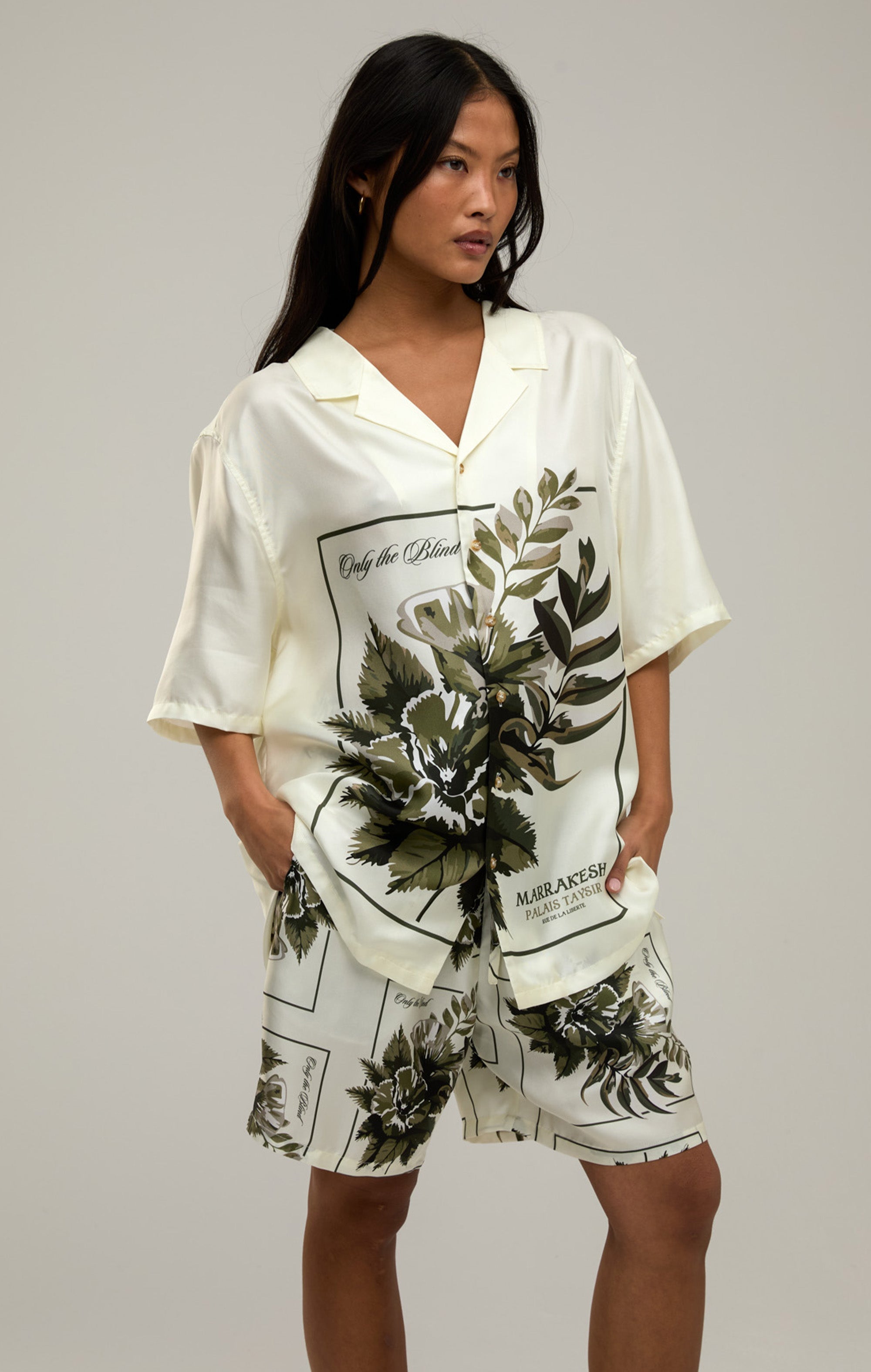 BOTANICAL SILK SHIRT