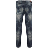 Selvedge Denim Mid Blue Heavy Bleached