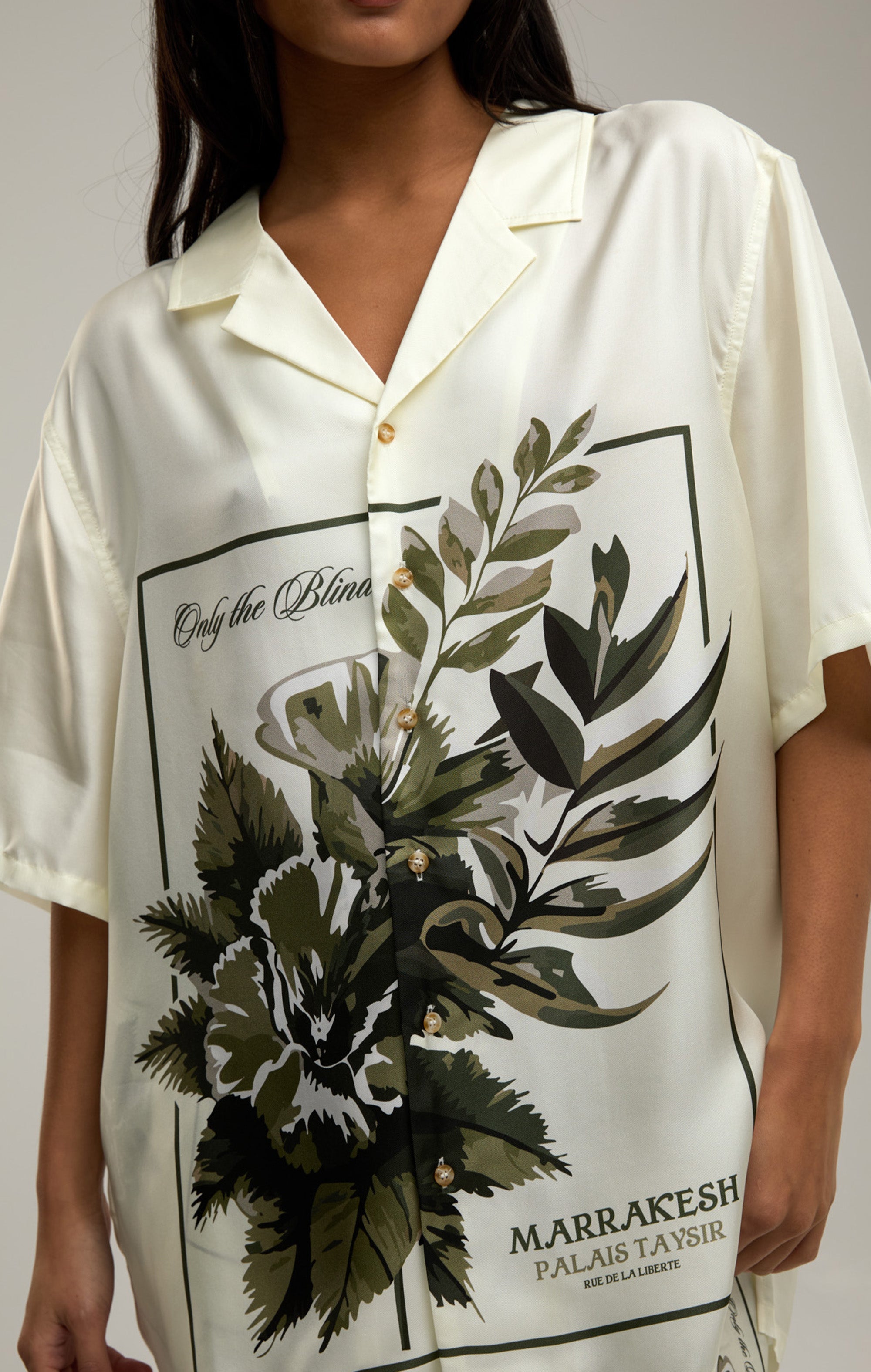 BOTANICAL SILK SHIRT
