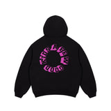 DONCARE(AFGK) "Candy logo zipped hoodie"