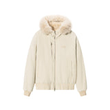 DONCARE(AFGK) "Paneled fur jacket"