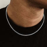Italian Silver Cuban Link Chain